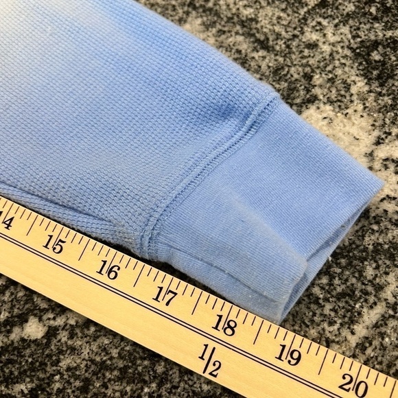 Splendid Waffle Knit Lightweight Looser Fit Ombré Long Sleeve Top - Picture 9 of 14